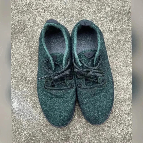 AllBirds Wool Runners Kea Green Sneakers - Picture 5 of 7